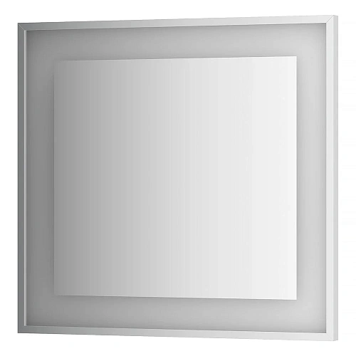 Зеркало Evoform Ledside в багетной раме и LED-светильником BY 2203 80х75 см Зеркало Evoform Ledside в багетной раме и LED-светильником BY 2203 80х75 см