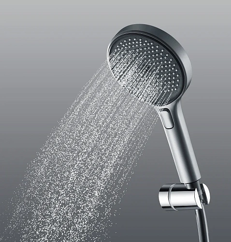 Душевая лейка Sancos Nok round SC6001MB диаметр 130 мм, 3 режима, черный матовый Душевая лейка Sancos Nok round SC6001MB диаметр 130 мм, 3 режима, черный матовый