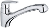 Картинка анонса товара «смеситель для кухни grohe eurodisc с выдвижным изливом, хром (32257001)»