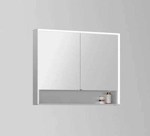 Зеркальный шкаф Esbano ES-5509 (ESMS5509) 900x800X130 с подсветкой Зеркальный шкаф Esbano ES-5509 (ESMS5509) 900x800X130 с подсветкой