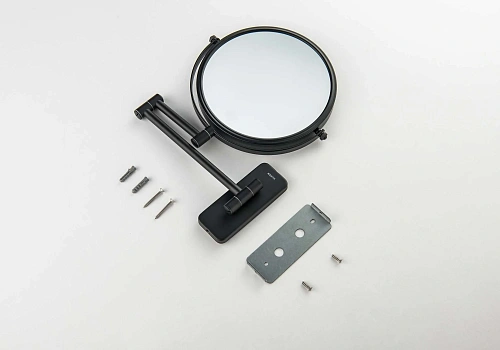 Зеркало косметическое Aquatek AQ4911MB черный матовый Зеркало косметическое Aquatek AQ4911MB черный матовый