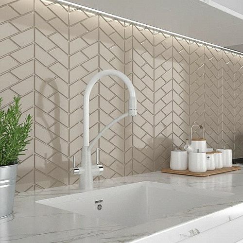 Смеситель для кухни Paulmark SIEGEN белый Si213111-331 Смеситель для кухни Paulmark SIEGEN белый Si213111-331