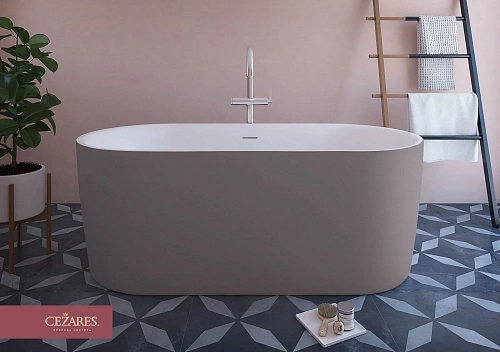 Ванна отдельностоящая CEZARES METAURO-INT-Central-180-80-60-G-W-MATT 1800x800 серый матовый Ванна отдельностоящая CEZARES METAURO-INT-Central-180-80-60-G-W-MATT 1800x800 серый матовый