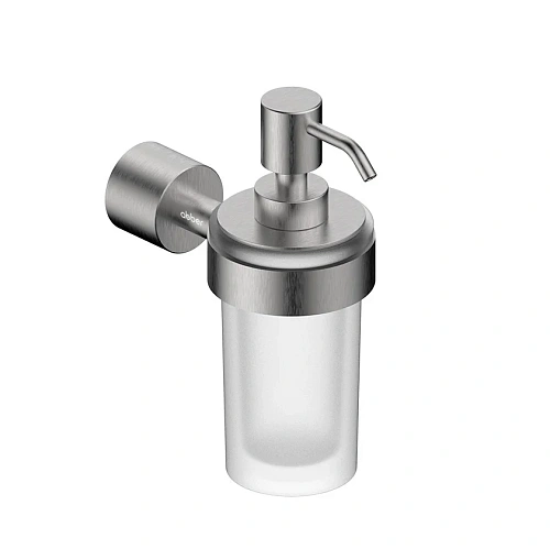 Дозатор жидкого мыла ABBER Osten 316 AA185A9BST сталь брашированная Дозатор жидкого мыла ABBER Osten 316 AA185A9BST сталь брашированная