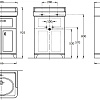 Тумба под раковину Kerama Marazzi Pompei PO.N.60.1\WHT Тумба под раковину Kerama Marazzi Pompei PO.N.60.1\WHT