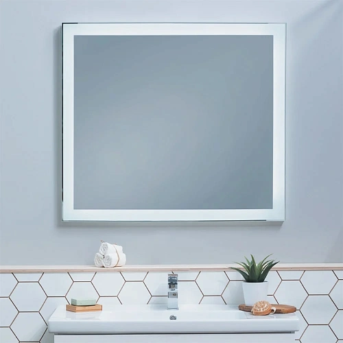 Зеркало DREJA KVADRO, 100x85 см, инфракрасный выключатель, LED-подсветка 77.9013W Зеркало DREJA KVADRO, 100x85 см, инфракрасный выключатель, LED-подсветка 77.9013W