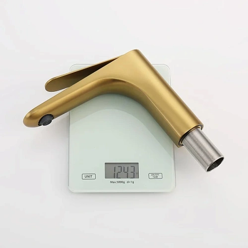 Смеситель для раковины Raglo R21.10.03, золотой сатин Смеситель для раковины Raglo R21.10.03, золотой сатин