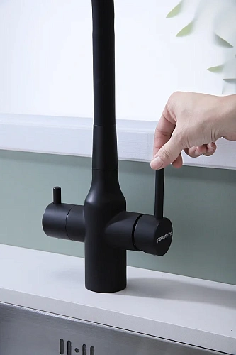 Смеситель для кухни Paulmark SALIX антрацит Sa213419-AN Смеситель для кухни Paulmark SALIX антрацит Sa213419-AN