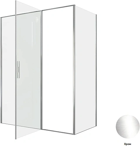 Душевой уголок Allen Brau Priority 160x80 3.31037.00 + 3.31040.00 хром Душевой уголок Allen Brau Priority 160x80 3.31037.00 + 3.31040.00 хром