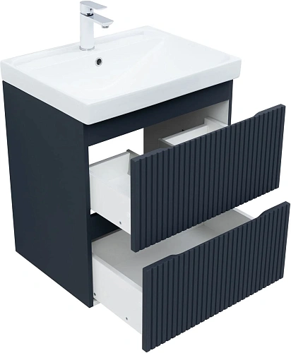 Тумба под раковину Aquanet Джейн Flat 60 маренго 00335427 подвесная Тумба под раковину Aquanet Джейн Flat 60 маренго 00335427 подвесная