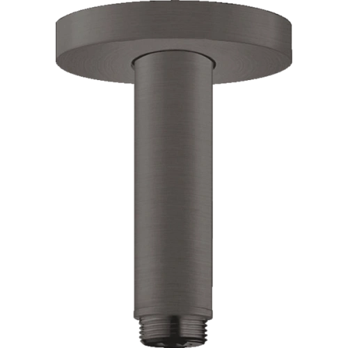 Кронштейн верхнего душа Hansgrohe S, 100 мм. 27393340, шлифованный черный хром Кронштейн верхнего душа Hansgrohe S, 100 мм. 27393340, шлифованный черный хром