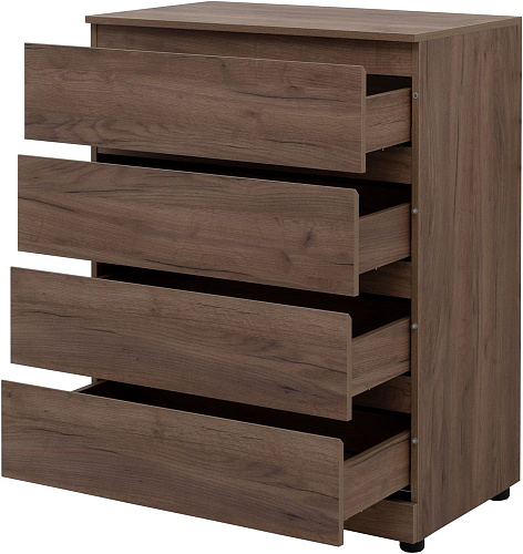 Комод Aquanet Сканди 800x480 Дуб крафт (4 ящика) 00302542 Комод Aquanet Сканди 800x480 Дуб крафт (4 ящика) 00302542