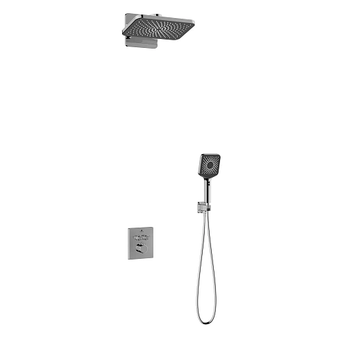 Душевая система Vincea Inspire VSFW-3I21MT4CH встраиваемый, термостатический, двухрежимный, хром Душевая система Vincea Inspire VSFW-3I21MT4CH встраиваемый, термостатический, двухрежимный, хром