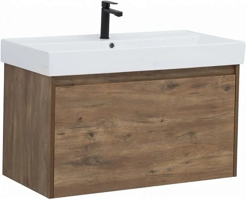 Комплект мебели Aquanet Nova Lite 90 дуб рустикальный (1 ящик) 00254219 Комплект мебели Aquanet Nova Lite 90 дуб рустикальный (1 ящик) 00254219