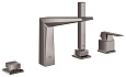 Смеситель на борт ванны GROHE Allure Brilliant, на 4 отверстия, темный графит глянец (19787A01) Смеситель на борт ванны GROHE Allure Brilliant, на 4 отверстия, темный графит глянец (19787A01)