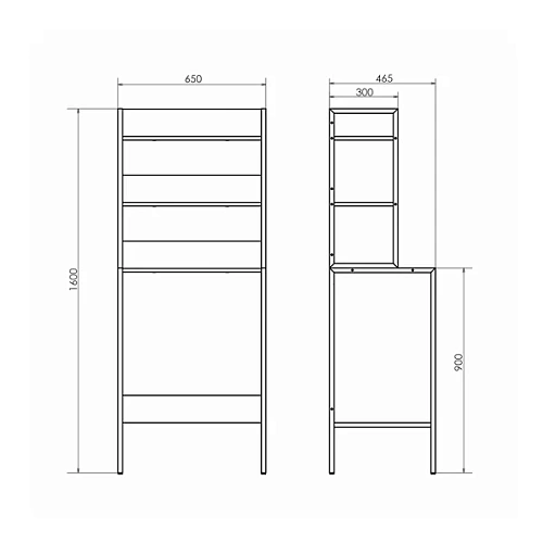 Стеллаж Comforty 00-00011201 дуб темно-коричневый Стеллаж Comforty 00-00011201 дуб темно-коричневый