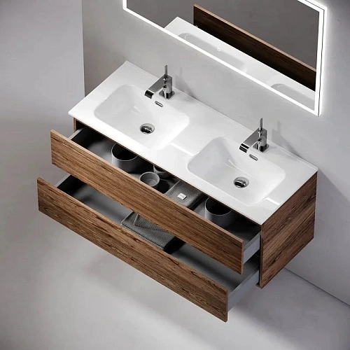 Тумба под раковину Sancos Urban UR120-2ECH 1190х450х550 дуб чарльстон, подвесная Тумба под раковину Sancos Urban UR120-2ECH 1190х450х550 дуб чарльстон, подвесная