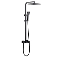 Душевая система ABBER Daheim AF8220B без излива, черная матовая Душевая система ABBER Daheim AF8220B без излива, черная матовая
