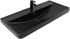 Раковина Aquanet Ирис 100 черная матовая 00329251