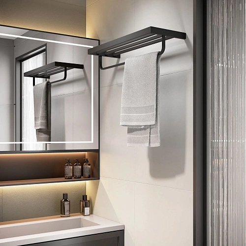 Полотенцедержатель Timo Petruma 15258/03 черный Полотенцедержатель Timo Petruma 15258/03 черный