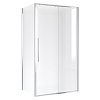 Картинка анонса товара «душевой уголок niagara nova ng-64-12a-a100-34 (120x100x195) прямоугольная, раздвижная, хром, стекло прозрачноет»