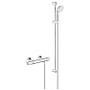 Картинка анонса товара «смеситель для душа grohe grohtherm 1000 newс термостатический душевым гарнитуром tempesta new ii, шт 34256004»