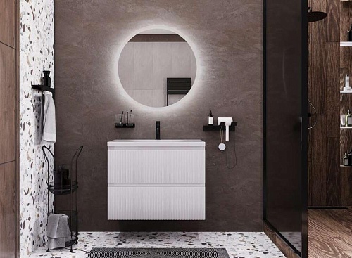 Тумба с раковиной Эстет Bali Wave 105 ФР-00018126 750х450 подвесная 2 ящика Тумба с раковиной Эстет Bali Wave 105 ФР-00018126 750х450 подвесная 2 ящика