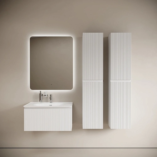 Шкаф-пенал SANCOS Code PCD35W 350х350х1650 мм белый, подвесной Шкаф-пенал SANCOS Code PCD35W 350х350х1650 мм белый, подвесной