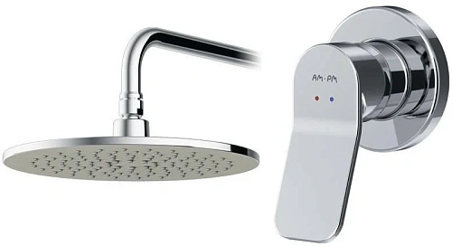 Душевая система AM.PM X-Joy FB85A2R010 встраиваемая С ВНУТРЕННЕЙ ЧАСТЬЮ, для душа Душевая система AM.PM X-Joy FB85A2R010 встраиваемая С ВНУТРЕННЕЙ ЧАСТЬЮ, для душа