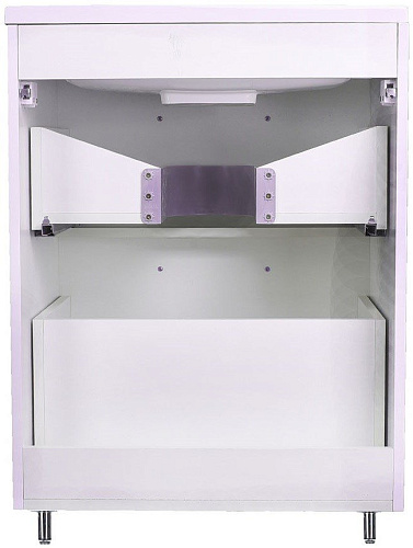 Тумба под раковину Style Line Каре 60 (2 ящ.) Люкс белая, PLUS СС-00002265 Тумба под раковину Style Line Каре 60 (2 ящ.) Люкс белая, PLUS СС-00002265