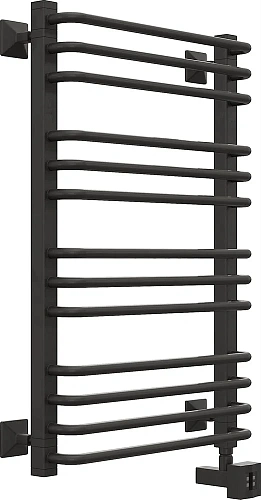 Полотенцесушитель электрический EWRIKA Кассандра Pd 80x50 R, черный матовый 510492 Полотенцесушитель электрический EWRIKA Кассандра Pd 80x50 R, черный матовый 510492