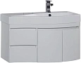Тумба под раковину Aquanet Сопрано 95 R белый (2 дверцы 2 ящика) 00169633 Тумба под раковину Aquanet Сопрано 95 R белый (2 дверцы 2 ящика) 00169633