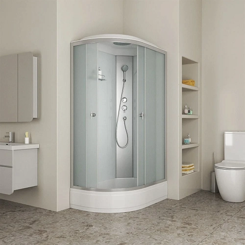 Душевая кабина Niagara NG-3324-14LR (1200х800х2150) средний поддон(26см) стекло матовое NG-3324-14R Душевая кабина Niagara NG-3324-14LR (1200х800х2150) средний поддон(26см) стекло матовое NG-3324-14R