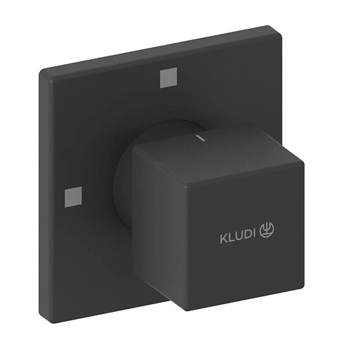 Переключатель потоков Kludi DECUS 548463975 черный матовый Переключатель потоков Kludi DECUS 548463975 черный матовый