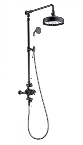 Душевая система Wonzon & Woghand с термостатом, черный матовый (WW-B3041-MB) Душевая система Wonzon & Woghand с термостатом, черный матовый (WW-B3041-MB)