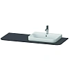 Столешница Duravit Happy D.2 Plus HP031KR8080 130 см графит Столешница Duravit Happy D.2 Plus HP031KR8080 130 см графит