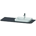 Столешница Duravit Happy D.2 Plus HP031KR8080 130 см графит Столешница Duravit Happy D.2 Plus HP031KR8080 130 см графит