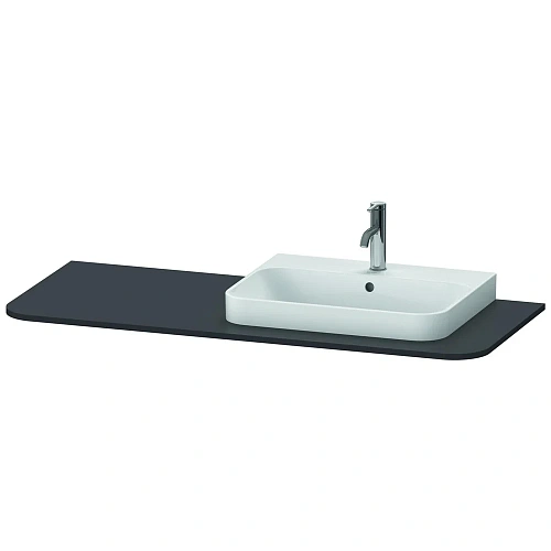 Столешница Duravit Happy D.2 Plus HP031KR8080 130 см графит Столешница Duravit Happy D.2 Plus HP031KR8080 130 см графит