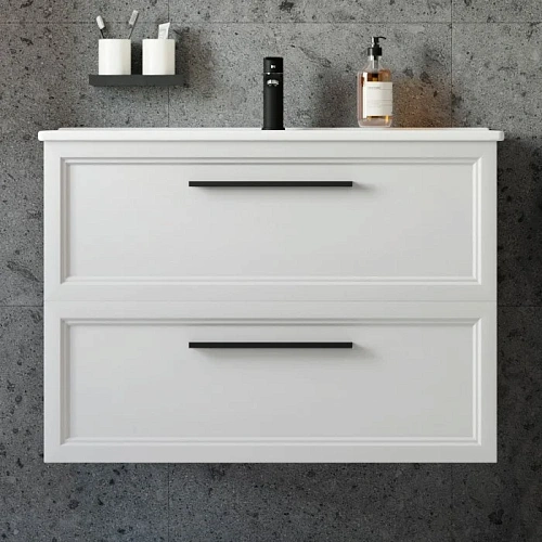 Комплект мебели STWORKI Эстерсунд 90 белая матовая 440891 Комплект мебели STWORKI Эстерсунд 90 белая матовая 440891