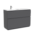 Тумба под раковину SANCOS Folk Floor FL120FLGS левая 1190х445х850 Grey soft, напольная Тумба под раковину SANCOS Folk Floor FL120FLGS левая 1190х445х850 Grey soft, напольная
