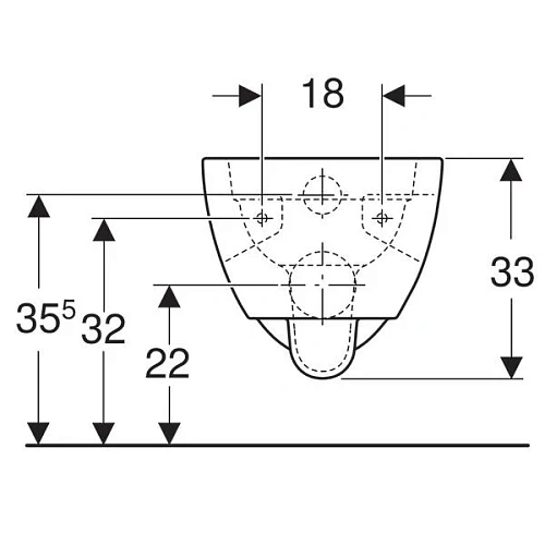Унитаз подвесной Geberit Renova Premium безободковый 203070000 Унитаз подвесной Geberit Renova Premium безободковый 203070000