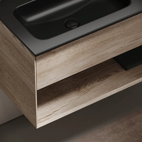 Тумба под раковину Sancos Marmi 1.0 MR1.0100LEG левая, 995х445х520, дуб галифакс натуральный, подвесная Тумба под раковину Sancos Marmi 1.0 MR1.0100LEG левая, 995х445х520, дуб галифакс натуральный, подвесная