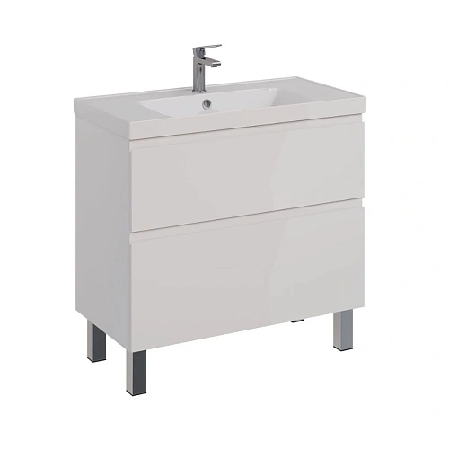 Тумба под раковину Lemark VEON 90 см подвесная/напольная, белый LM01V90T Тумба под раковину Lemark VEON 90 см подвесная/напольная, белый LM01V90T