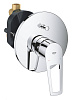 Картинка анонса товара «смеситель для ванны grohe bauloop однорычажный, круглая розетка, хром (29081001)»