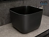 Раковина Gid N9301bg 53356 накладная черная графит 36x36x25.5