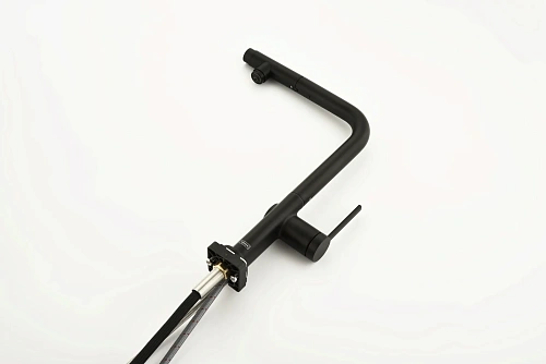 Смеситель для кухни AQUAme Cucina AQM9903MB с выдвижным изливом, с подключением к фильтру с питьевой водой, черный матовый Смеситель для кухни AQUAme Cucina AQM9903MB с выдвижным изливом, с подключением к фильтру с питьевой водой, черный матовый