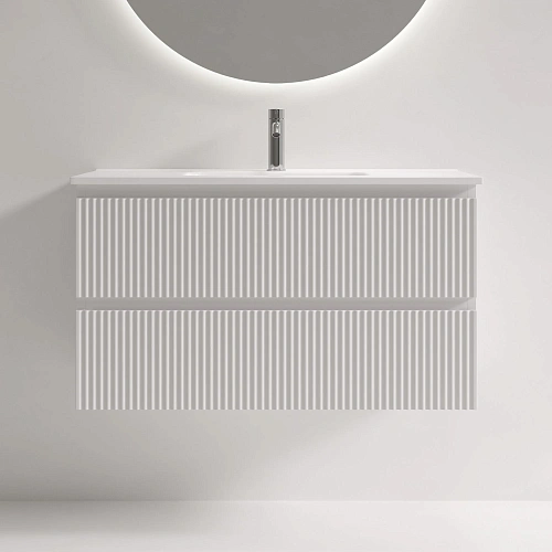 Тумба под раковину SANCOS Snob SNR90/39W R 890х390х500 Bianco подвесная Тумба под раковину SANCOS Snob SNR90/39W R 890х390х500 Bianco подвесная