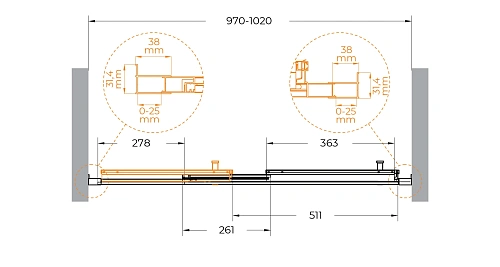 Душевая дверь CEZARES MOLVENO-BF-3-100-C-GM-IV цвет профиля оружейная сталь стекло прозрачное Душевая дверь CEZARES MOLVENO-BF-3-100-C-GM-IV цвет профиля оружейная сталь стекло прозрачное
