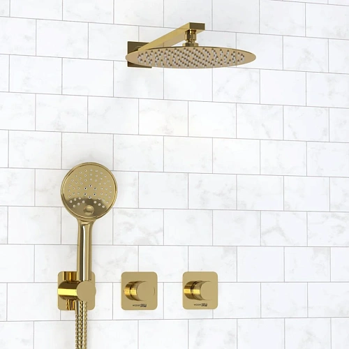 Душевая система WasserKRAFT A7651.303.183.208.280.197.207 встраиваемая золото Душевая система WasserKRAFT A7651.303.183.208.280.197.207 встраиваемая золото