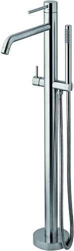 Смеситель для ванны Paffoni Light LIG032ST сталь Смеситель для ванны Paffoni Light LIG032ST сталь